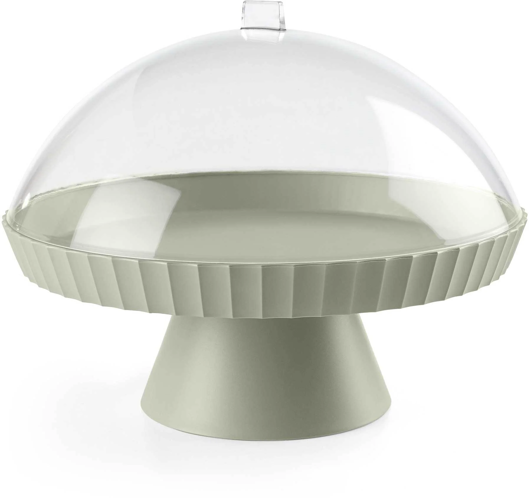 AGORA Patera do ciasta z pokrywą i łopatką średnia leśna zieleń / BLIM PLUS