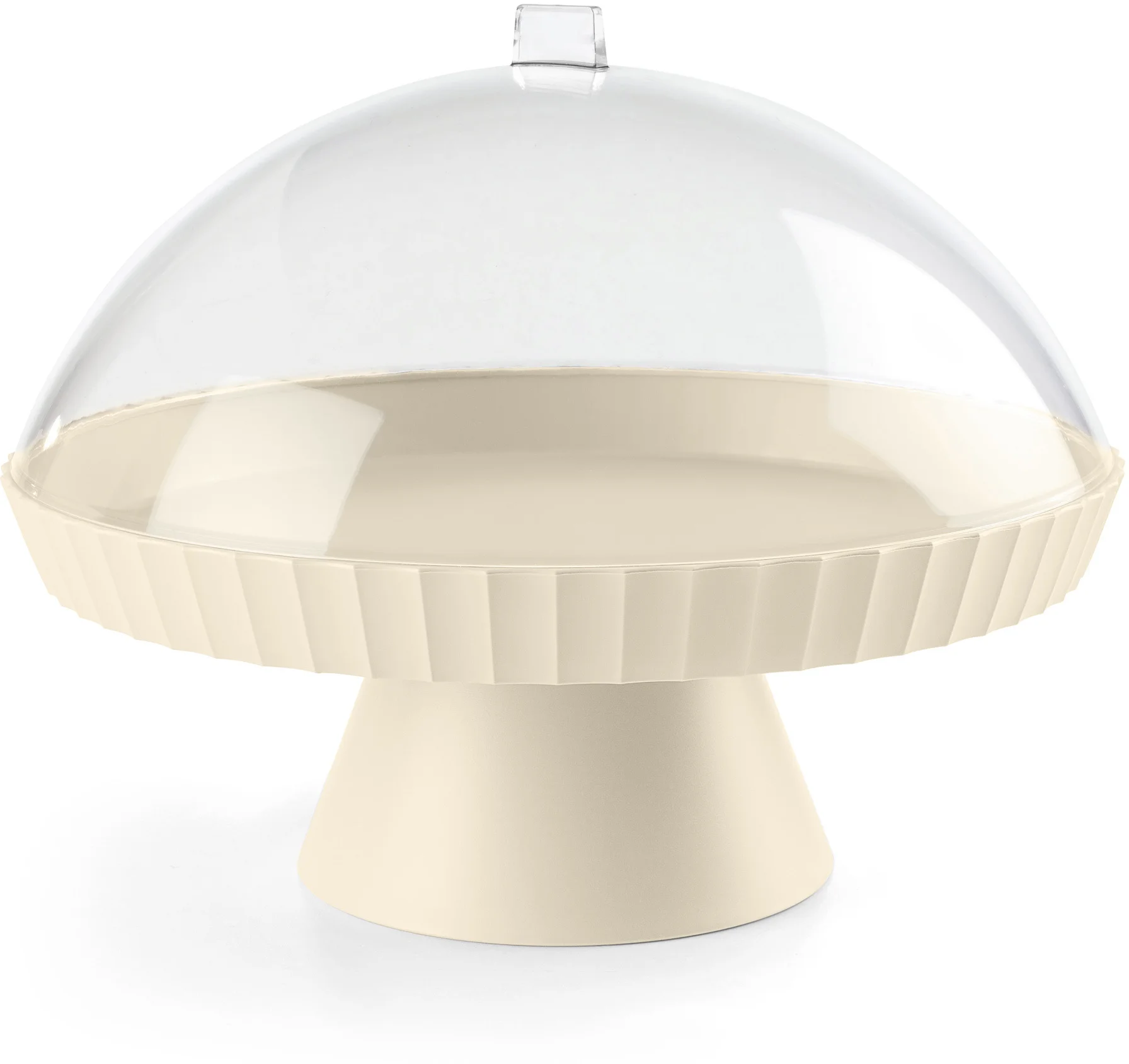 AGORA Patera do ciasta z pokrywą i łopatką cukier trzcinowy / BLIM PLUS