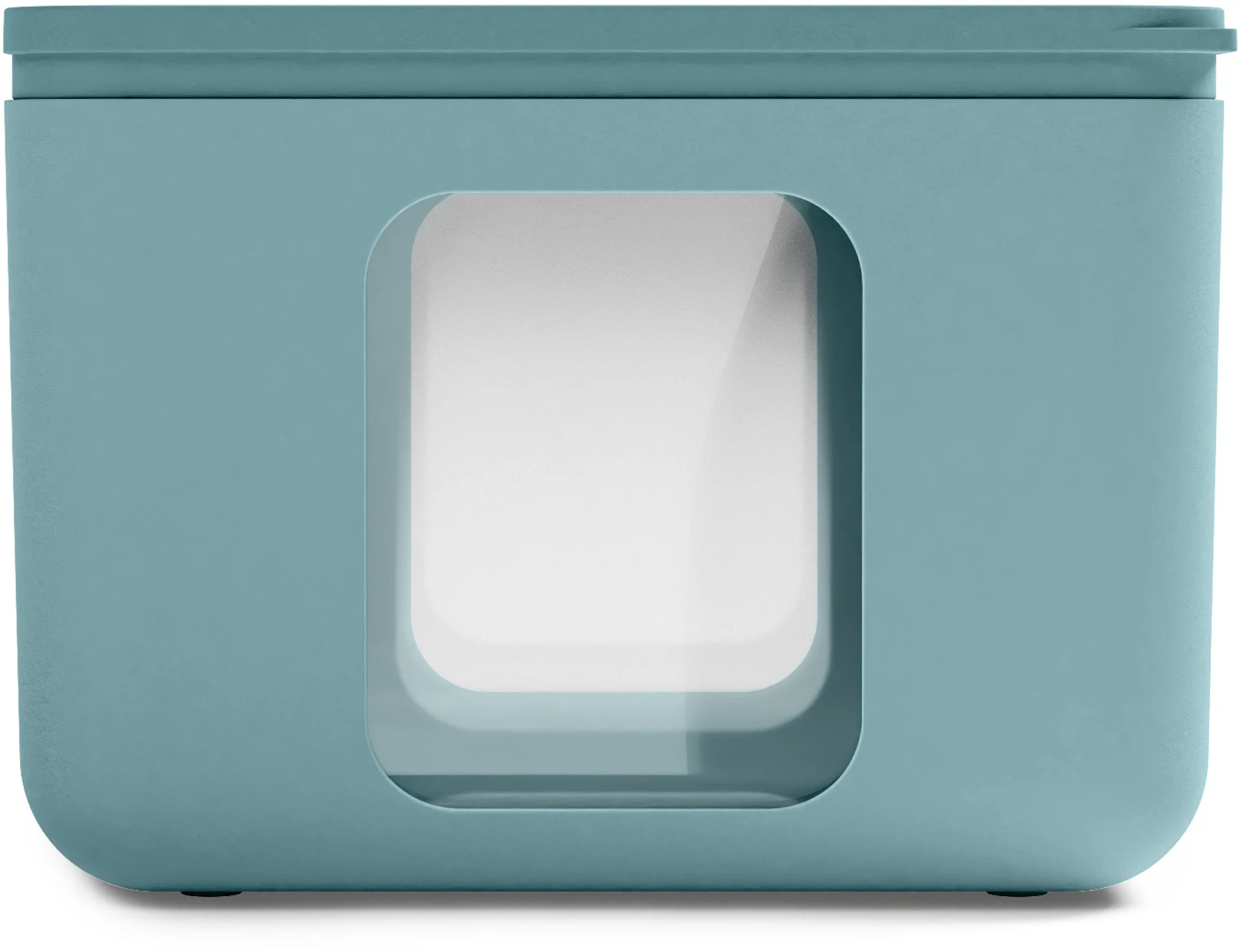 QUADRO Pojemnik turkusowy, rozm. S / BLIM PLUS