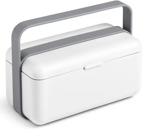 BAULETTO Lunchbox wysoki krystaliczny biały / BLIM PLUS