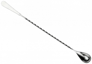 Łyżka barmańska stalowa z mieszadłem 30 cm / BAR PROFESSIONAL