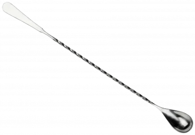 Łyżka barmańska stalowa z mieszadłem 30 cm / BAR PROFESSIONAL