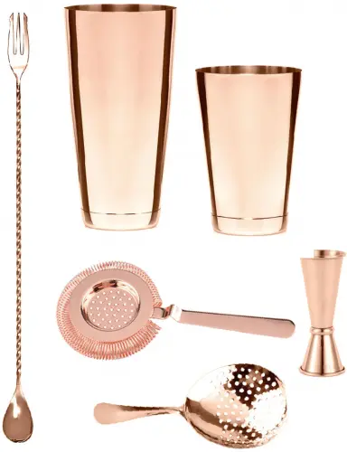 Zestaw barmański miedziany / BAR PROFESSIONAL