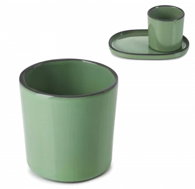 CARACTERE Filiżanka do espresso 80 ml Miętowy / REVOL