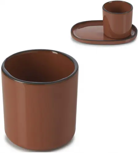 CARACTERE Filiżanka do espresso 80 ml Cynamon / REVOL