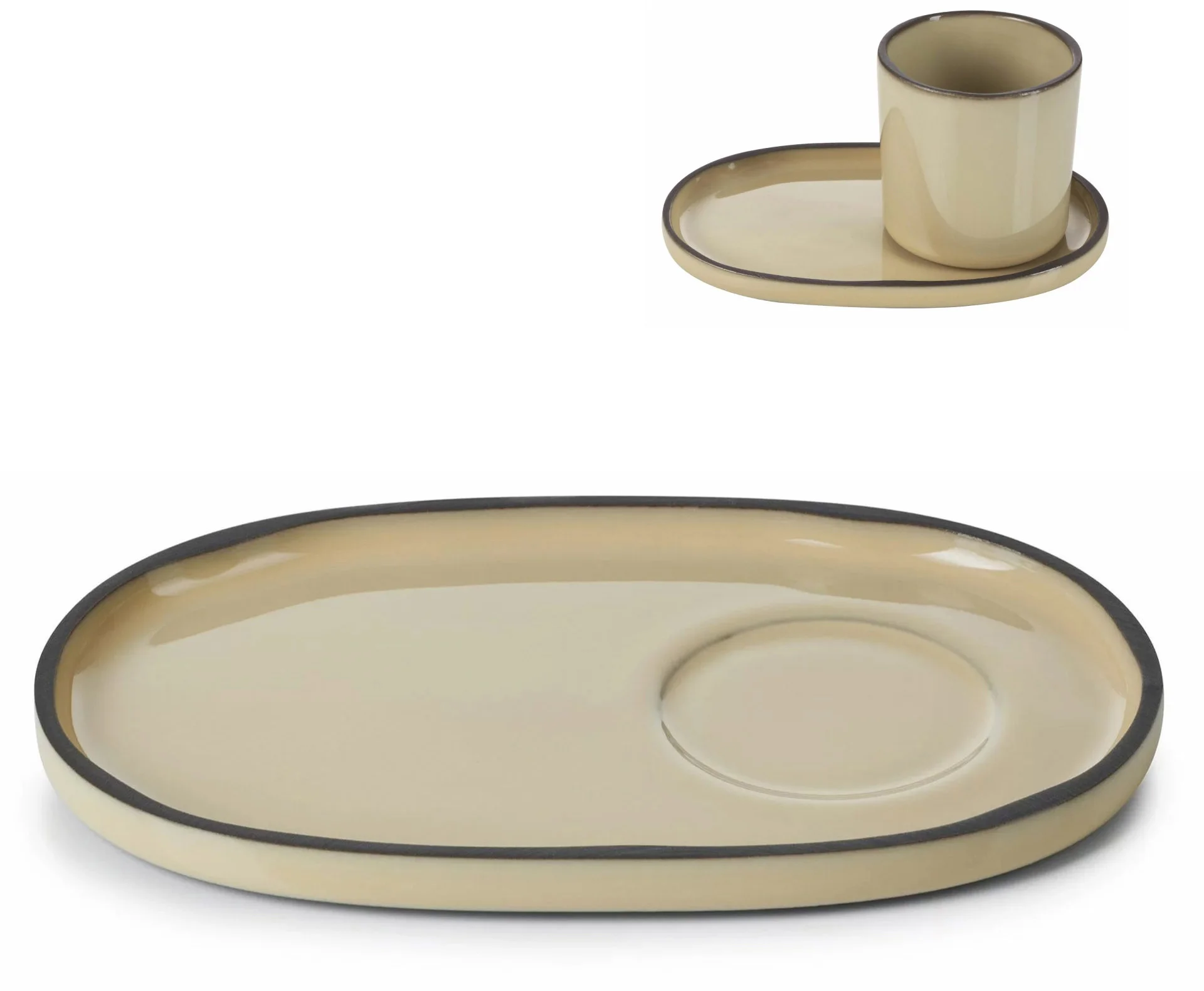 CARACTERE Spodek 13 x 8 cm Gałka muszkatołowa / REVOL