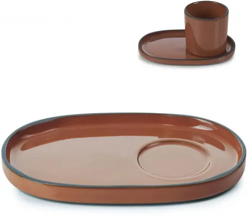 CARACTERE Spodek 13 x 8 cm Cynamon / REVOL