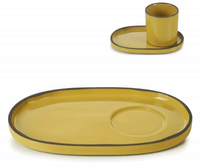 CARACTERE Spodek 13 x 8 cm Kurkuma / REVOL