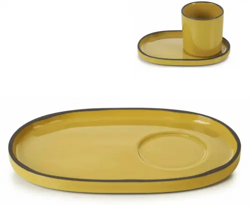 CARACTERE Spodek 13 x 8 cm Kurkuma / REVOL