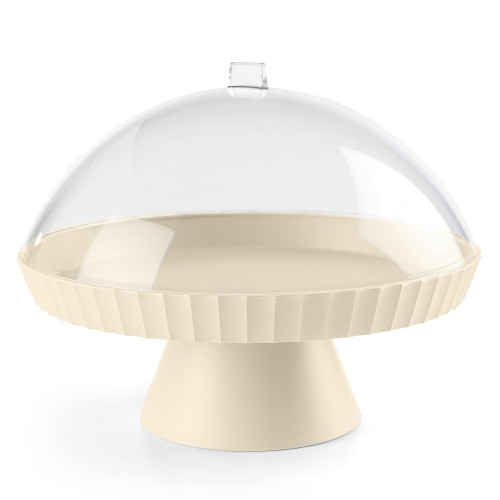 AGORA Patera do ciasta z pokrywą i łopatką cukier trzcinowy / BLIM PLUS