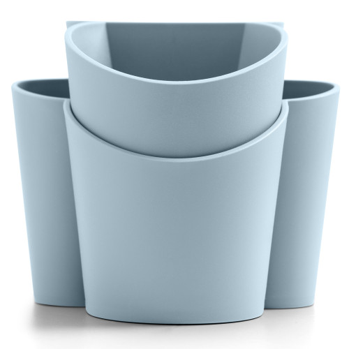 GOCCIOLO Pojemnik na sztućce jasny oceaniczny / BLIM PLUS