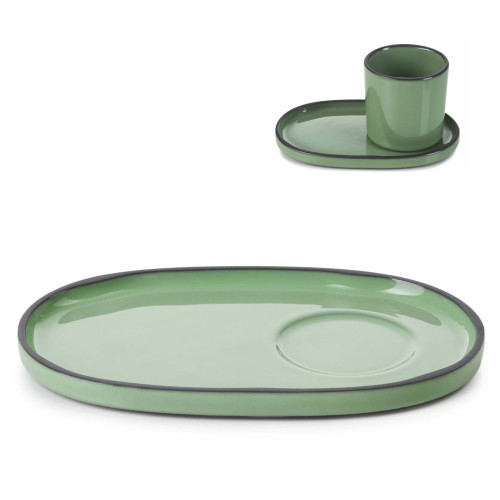 CARACTERE Spodek owalny Miętowy / REVOL