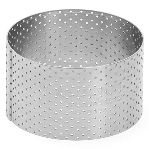 Rant cukierniczy okrągły perforowany 7,5 cm / DE BUYER