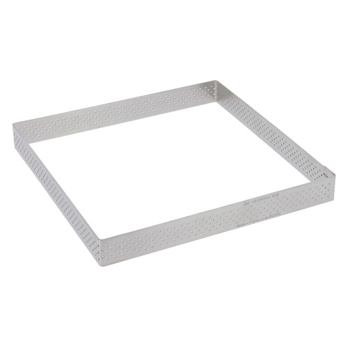 Rant kwadratowy perforowany 20 cm / DE BUYER