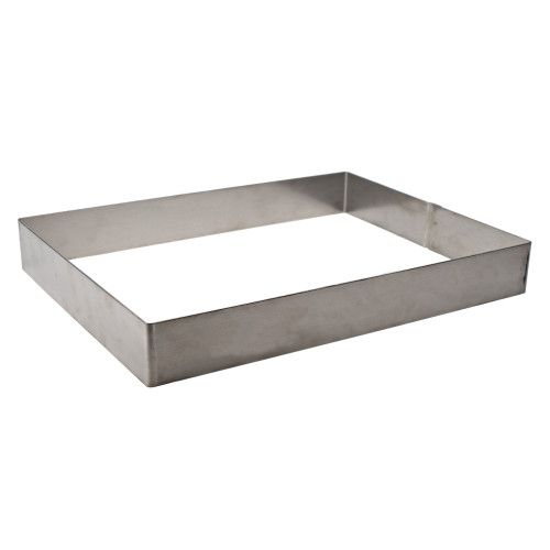 Rant prostokątny 39 x 29 cm stal nierdzewna / DE BUYER
