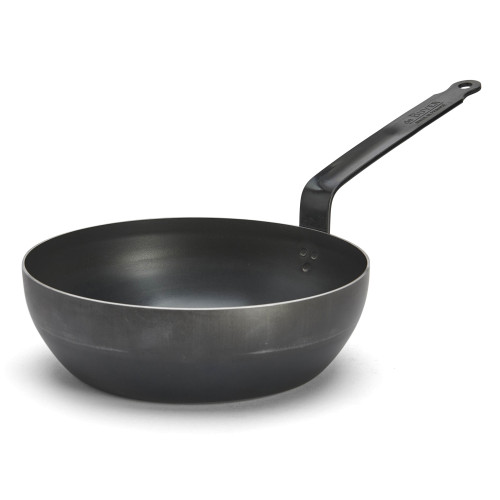 BLUE CARBON Patelnia głęboka 24 cm / DE BUYER