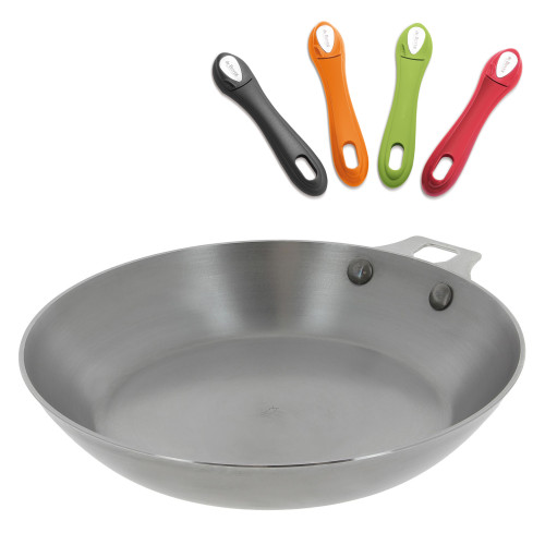 MINERAL B ELEMENT/ TWISTY Patelnia bez rączki 24 cm / DE BUYER