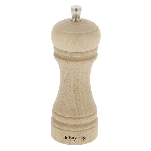 JAVA Młynek do soli 14 cm naturalny / DE BUYER