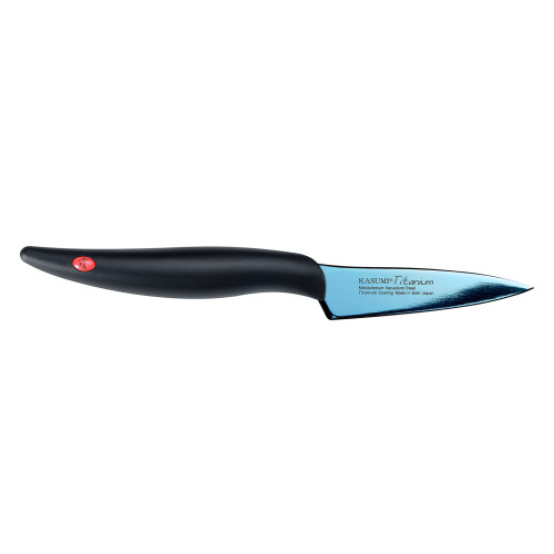 TITANIUM Nóż japoński do warzyw 8 cm niebieski / KASUMI