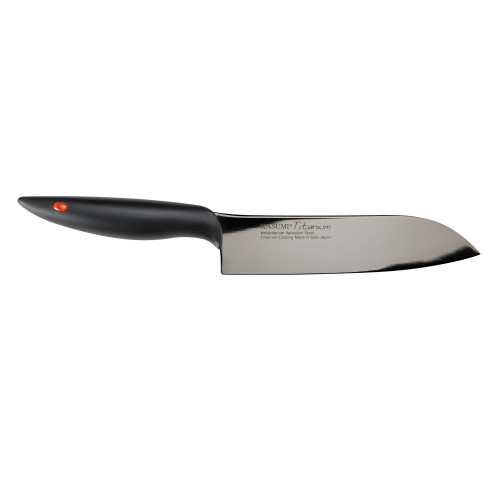 TITANIUM Nóż japoński Santoku 18 cm / KASUMI