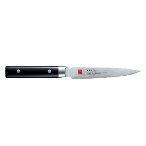 DAMASCUS Nóż japoński uniwersalny krótki 12 cm ze stali damasceńskiej / KASUMI