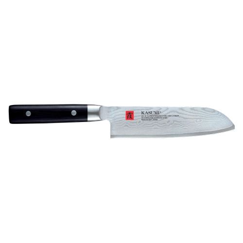 DAMASCUS Nóż japoński Santoku 18 cm ze stali damasceńskiej / KASUMI