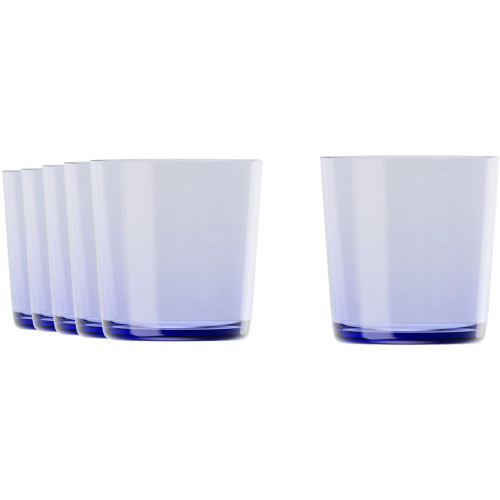 ONIS Szklanka CIDRA COLOR 390 ml fioletowa, kpl. 6 szt.