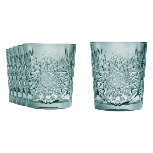 HOBSTAR Szklanka 355 ml, zielona (kpl. 6 szt)