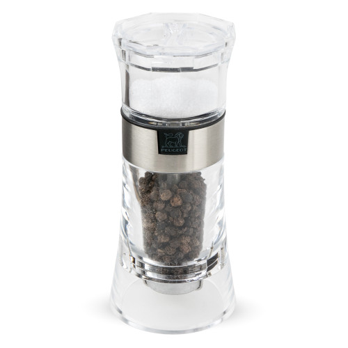 OSLO Młynek do pieprzu z solniczką 13 cm akryl / PEUGEOT