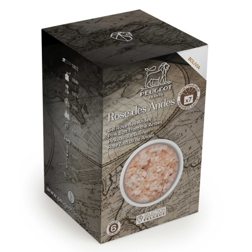 PINK SALT Sól różowa andyjska Boliwia 350 g / PEUGEOT