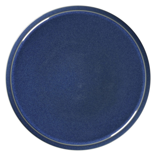 EASE RAKSTONE Talerz płaski 24 cm kobaltowy / RAK PORCELAIN