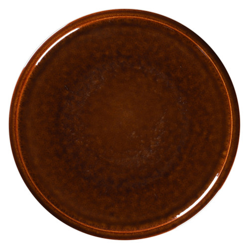 EASE RAKSTONE Talerz płaski 24 cm bursztynowy / RAK PORCELAIN