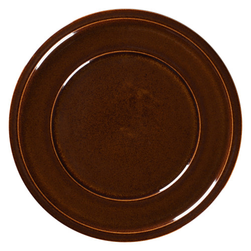 EASE RAKSTONE Talerz płaski 24 cm bursztynowy / RAK PORCELAIN