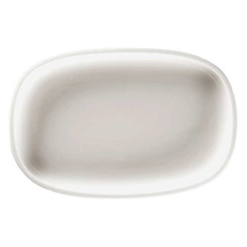 EASE RAKSTONE Półmisek 23x15 cm biały / RAK PORCELAIN