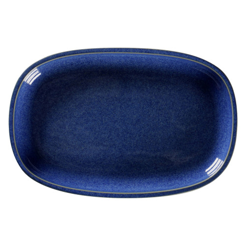 EASE RAKSTONE Półmisek 23x15 cm kobaltowy / RAK PORCELAIN