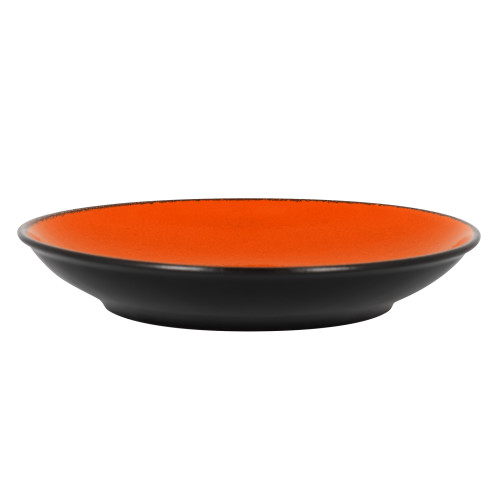 FIRE Talerz głęboki, okrągły 28 cm pomarańczowy / RAK PORCELAIN