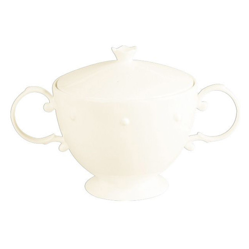 Waza do zupy z pokrywą 340 ml WHITE GOLD - RAK PORCELAIN