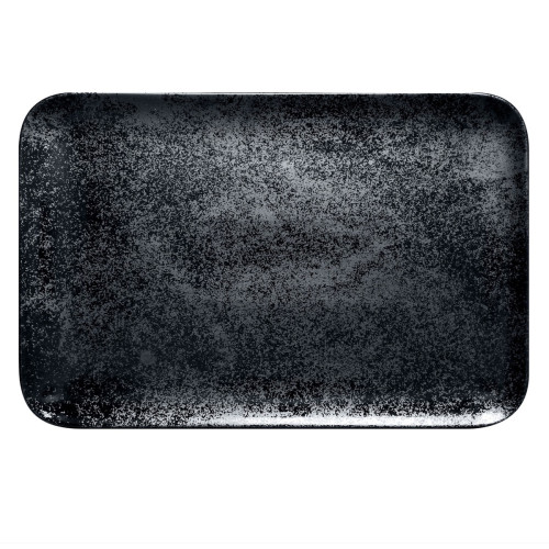 KARBON Talerz prostokątny 38 x 21 cm / RAK PORCELAIN