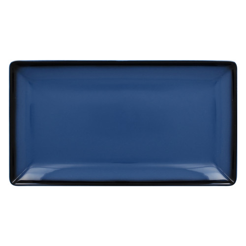 LEA Talerz prostokątny 33x18 cm niebieski / RAK PORCELAIN