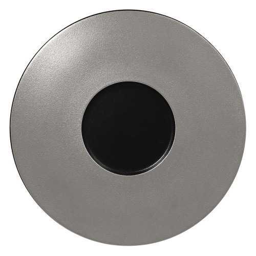 METALFUSION Talerz płaski gourmet srebrny 29 cm / RAK PORCELAIN