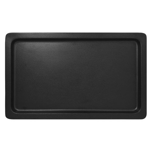 NEOFUSION Pojemnik GN 1/1 wys. 2,2 cm z porcelany czarny mat / RAK PORCELAIN