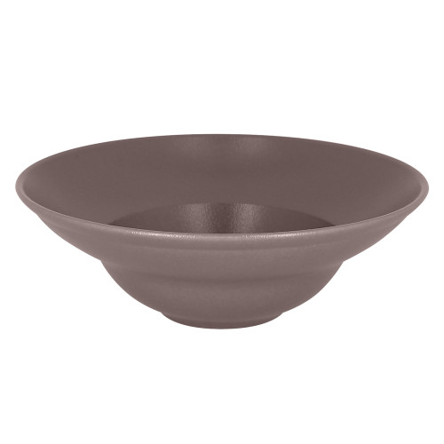 MELLOW Talerz głęboki wysoki brązowy 23 cm / RAK PORCELAIN