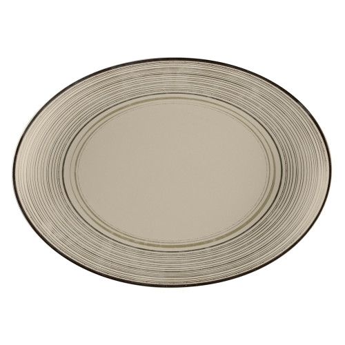 Półmisek 32x23 cm Larissa EARTH ARGILA / RAK PORCELAIN