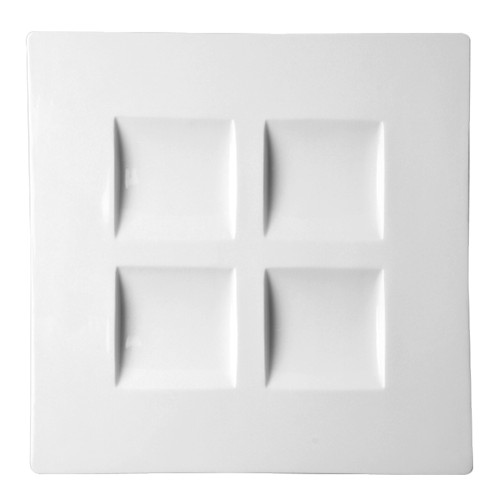 ALL SPICE Talerz kwadratowy z 4 wgłebieniami / RAK PORCELAIN