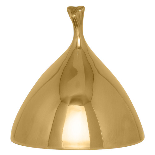 HIDE Pokrywa 20,5 cm złota / RAK PORCELAIN