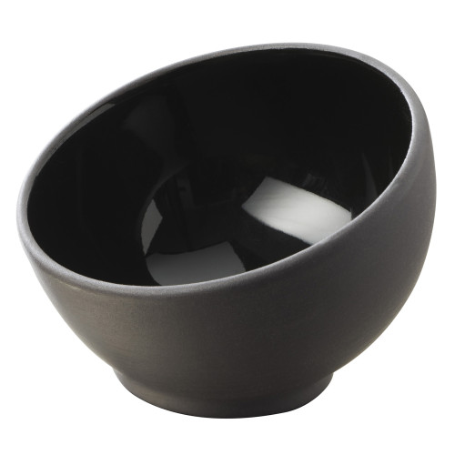SOLID Miseczka asymetryczna czarne 40 ml / REVOL