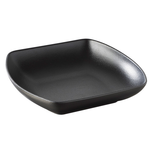 CLUB Talerz głęboki kwadratowy 20,4 x 20 cm czarny / REVOL