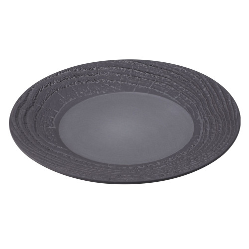 ARBORESCENCE Talerz płaski 26 cm grafitowy / REVOL