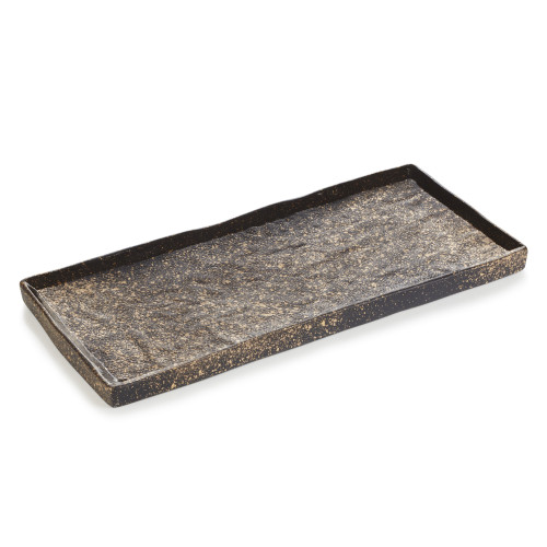 SOLSTICE Talerz Cosmic Gold 30x14 cm złoty / REVOL