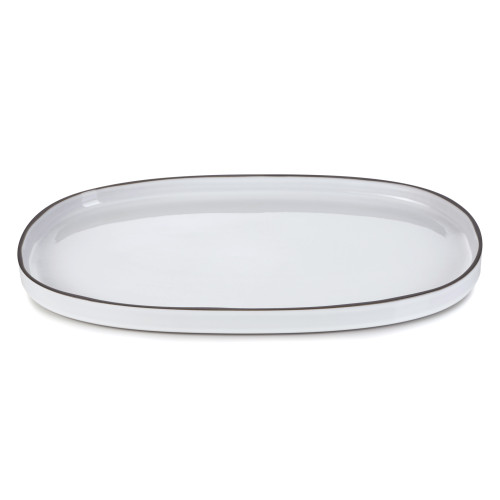 CARACTERE Półmisek 46 x 29 cm Biała Chmura / REVOL